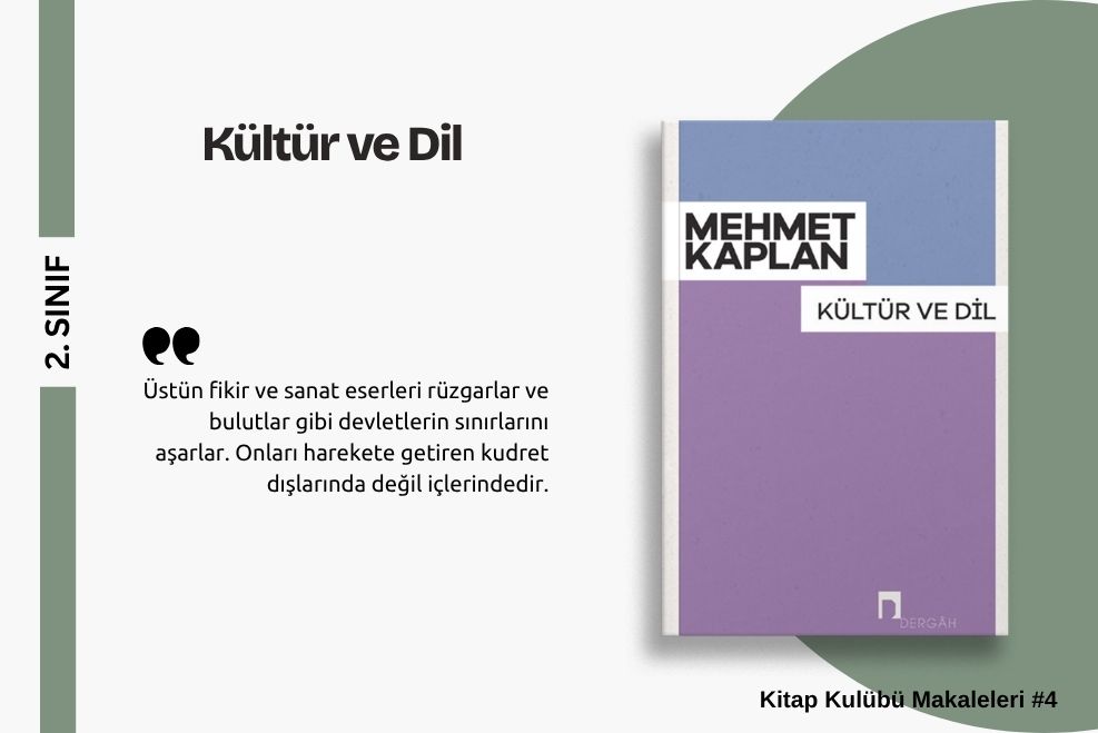 MEHMET KAPLAN - KÜLTÜR VE DİL